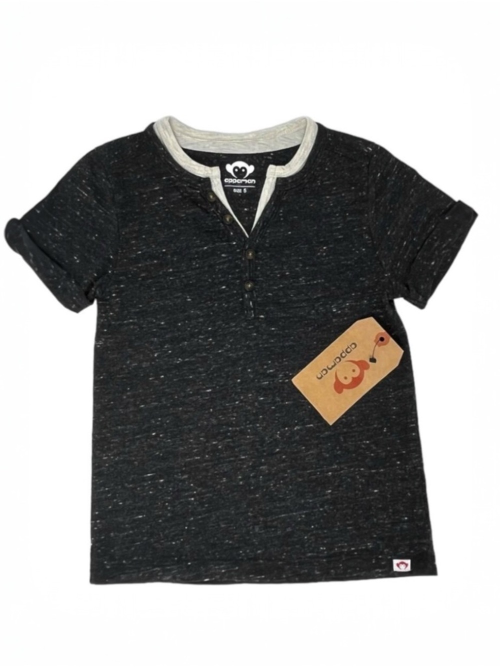 Appaman NWT Layered Short Sleeve Hilltop Henley. Size 5